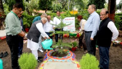 Bhopal- Planting trees is necessary for a secure future: Governor Patel